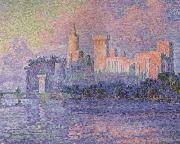 The Papal Palace,Avignon (mk06) Paul Signac